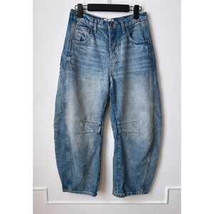 We the Free Good Luck Mid Rise Barrel Jeans